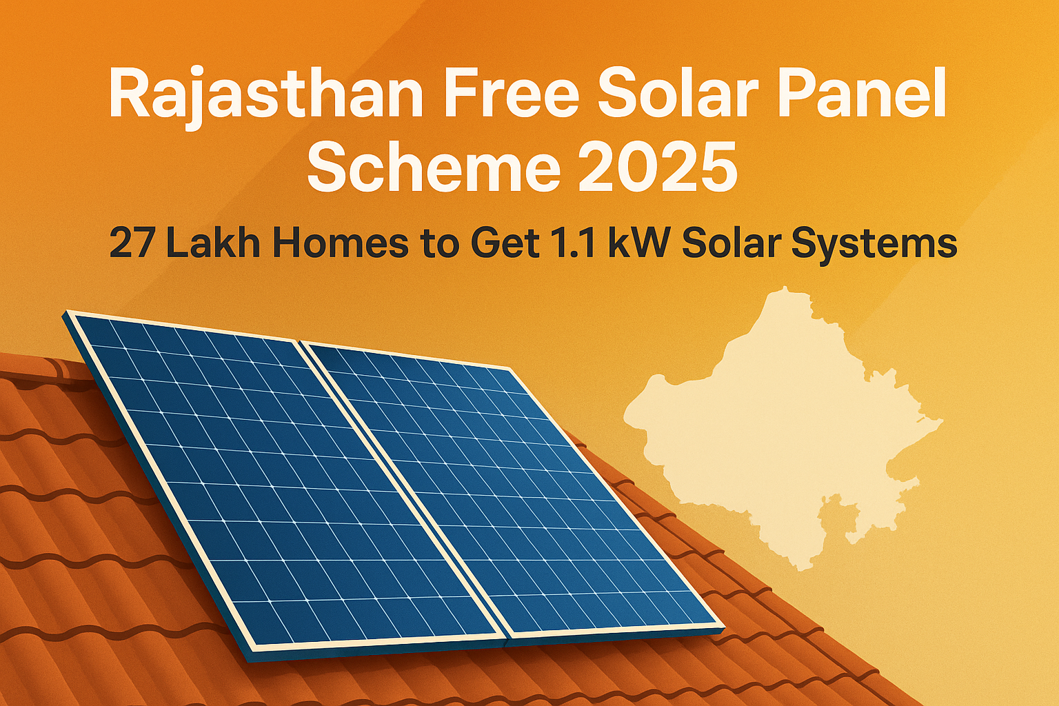 Rajasthan Free Solar Panel Scheme 2025